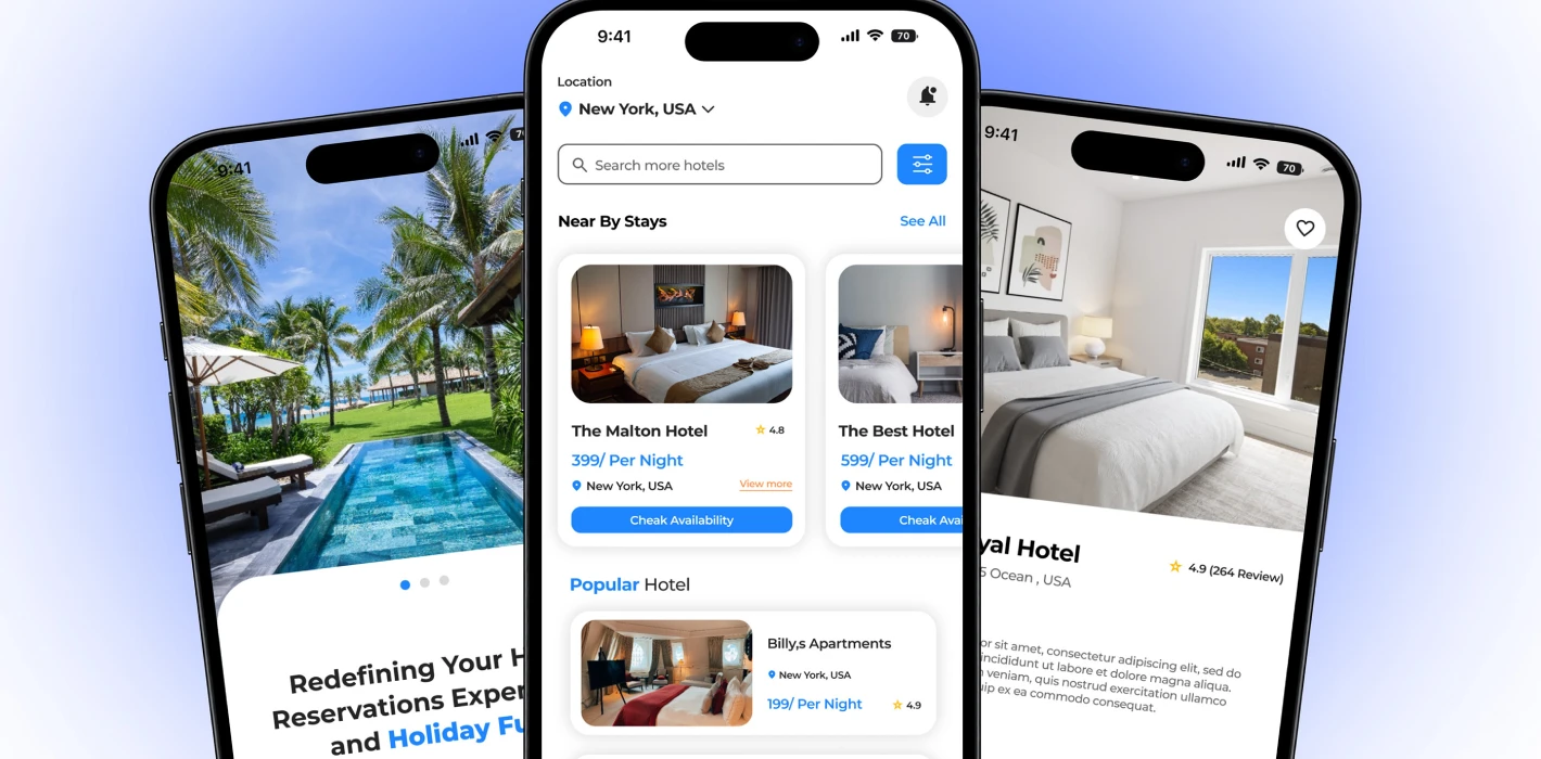Thiết Kế Ứng Dụng Booking Chuyên Nghiệp Cho Khách Sạn
