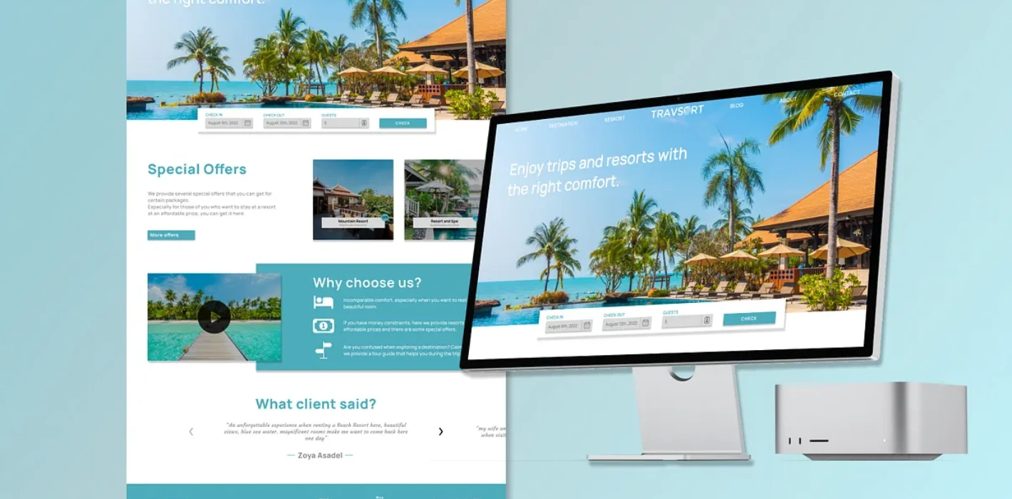 Thiết Kế Website Resort Chuyên Nghiệp