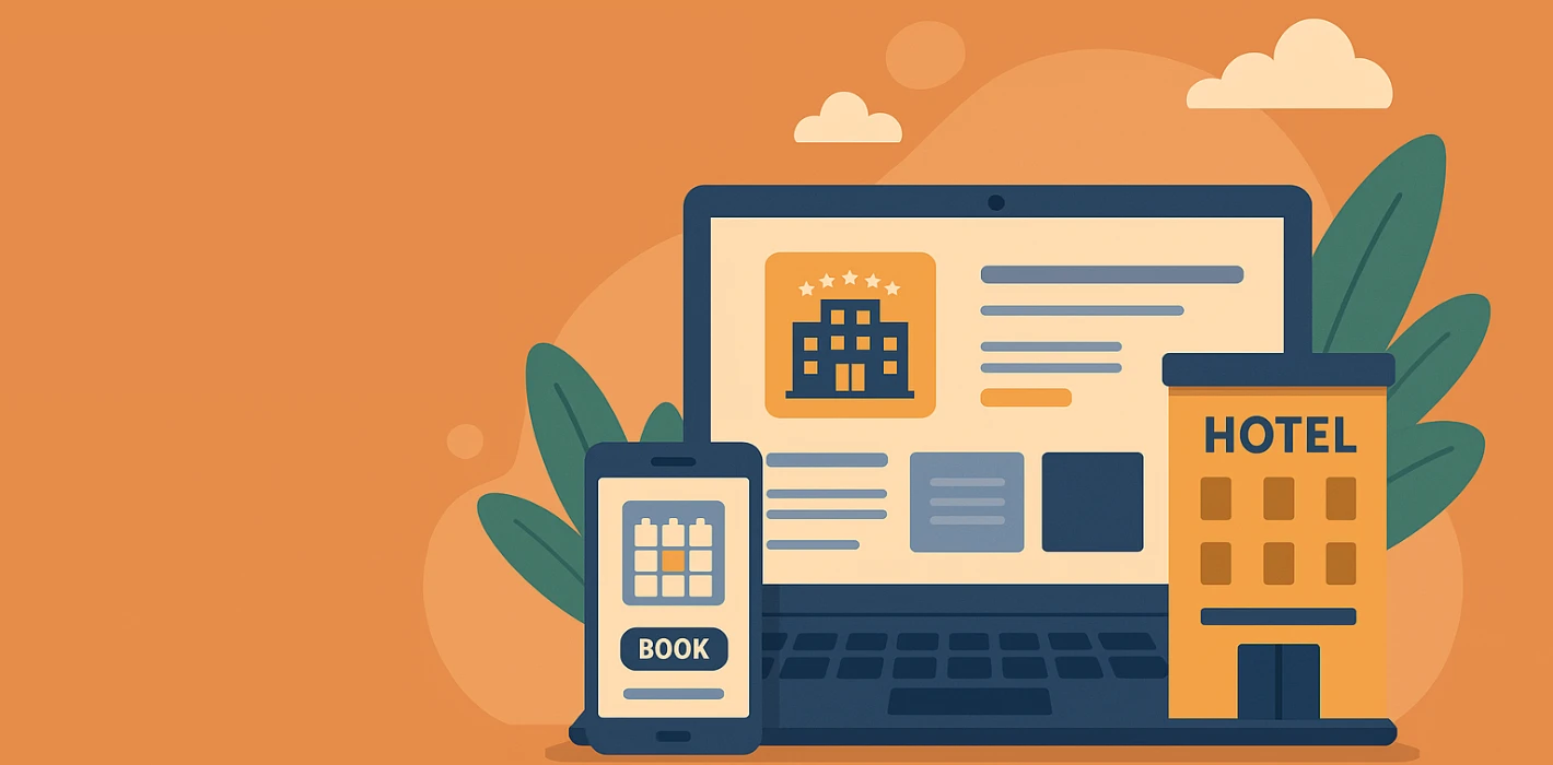 Dịch vụ CNTT cho khách sạn: PMS, web, app và đặt phòng trực tuyến.