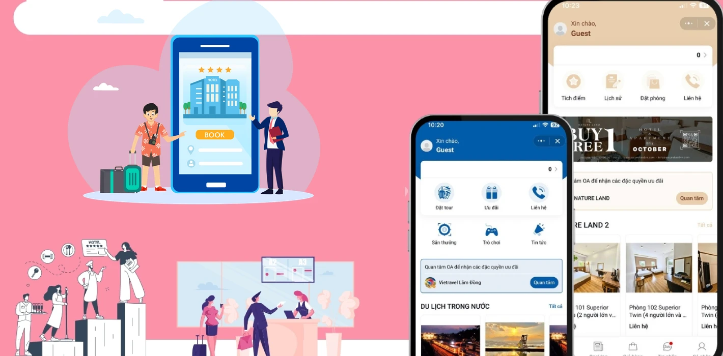 Thiết Kế App Chuyên Nghiệp Cho Khách Sạn