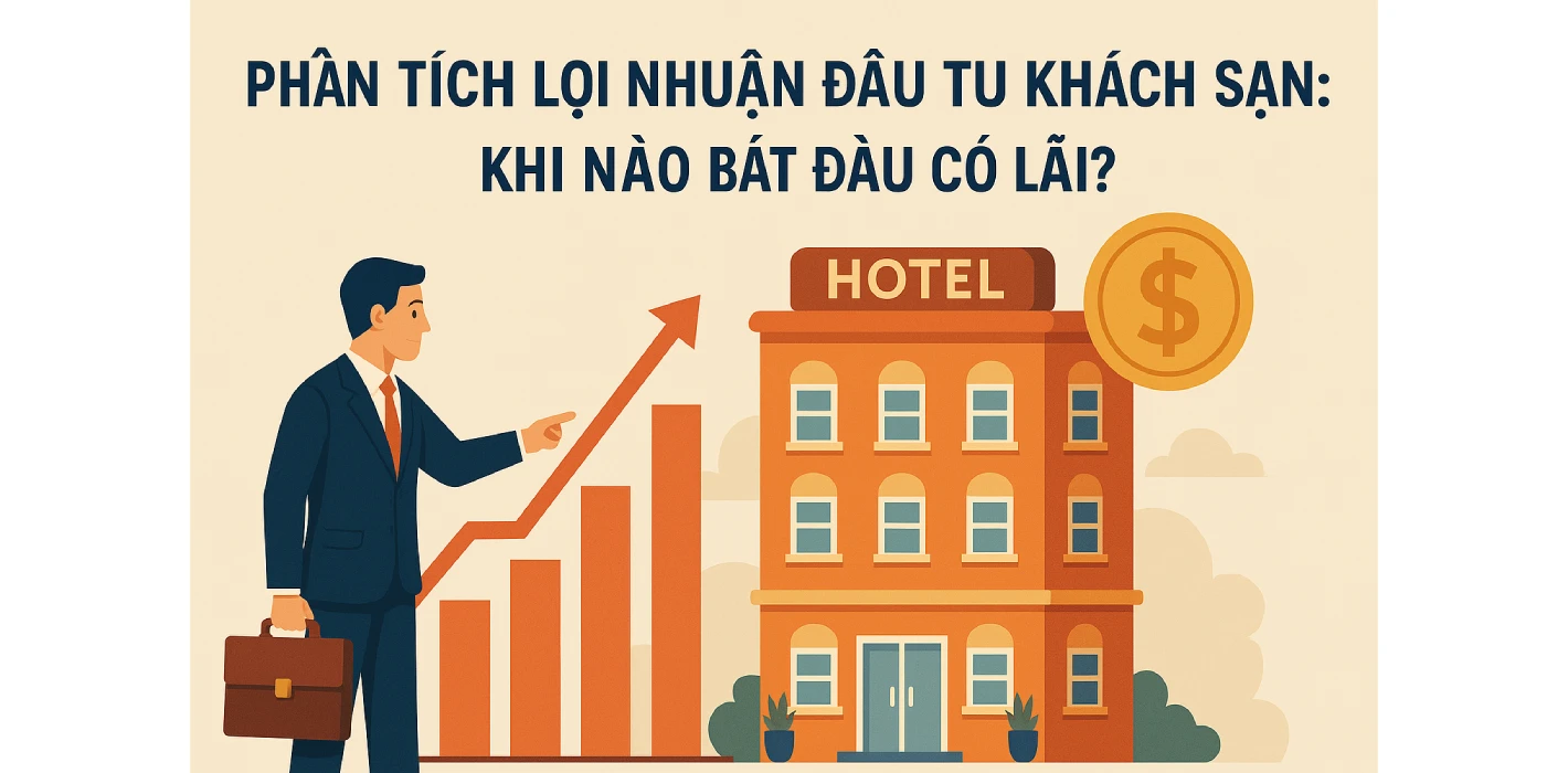 Phân tích lợi nhuận đầu tư khách sạn: Khi nào bắt đầu có lãi?