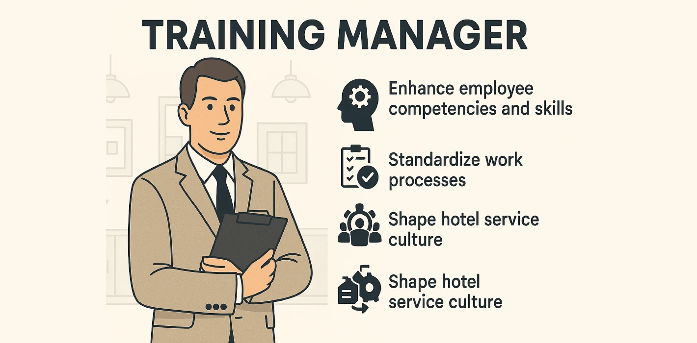 Training Manager trong khách sạn: Xây dựng đội ngũ từ gốc rễ dịch vụ