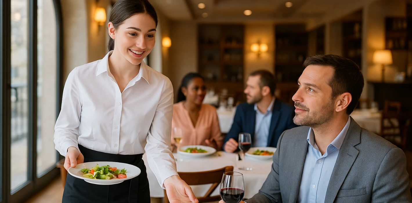 Nhân viên phục vụ nhà hàng khách sạn (F&B Service Staff) là gì?