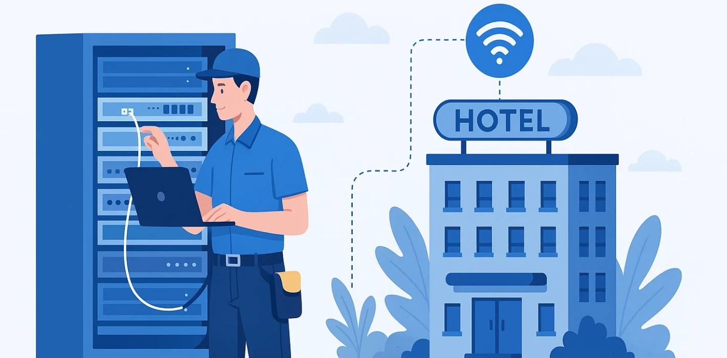 Dịch vụ cung cấp & triển khai băng thông rộng cho khách sạn