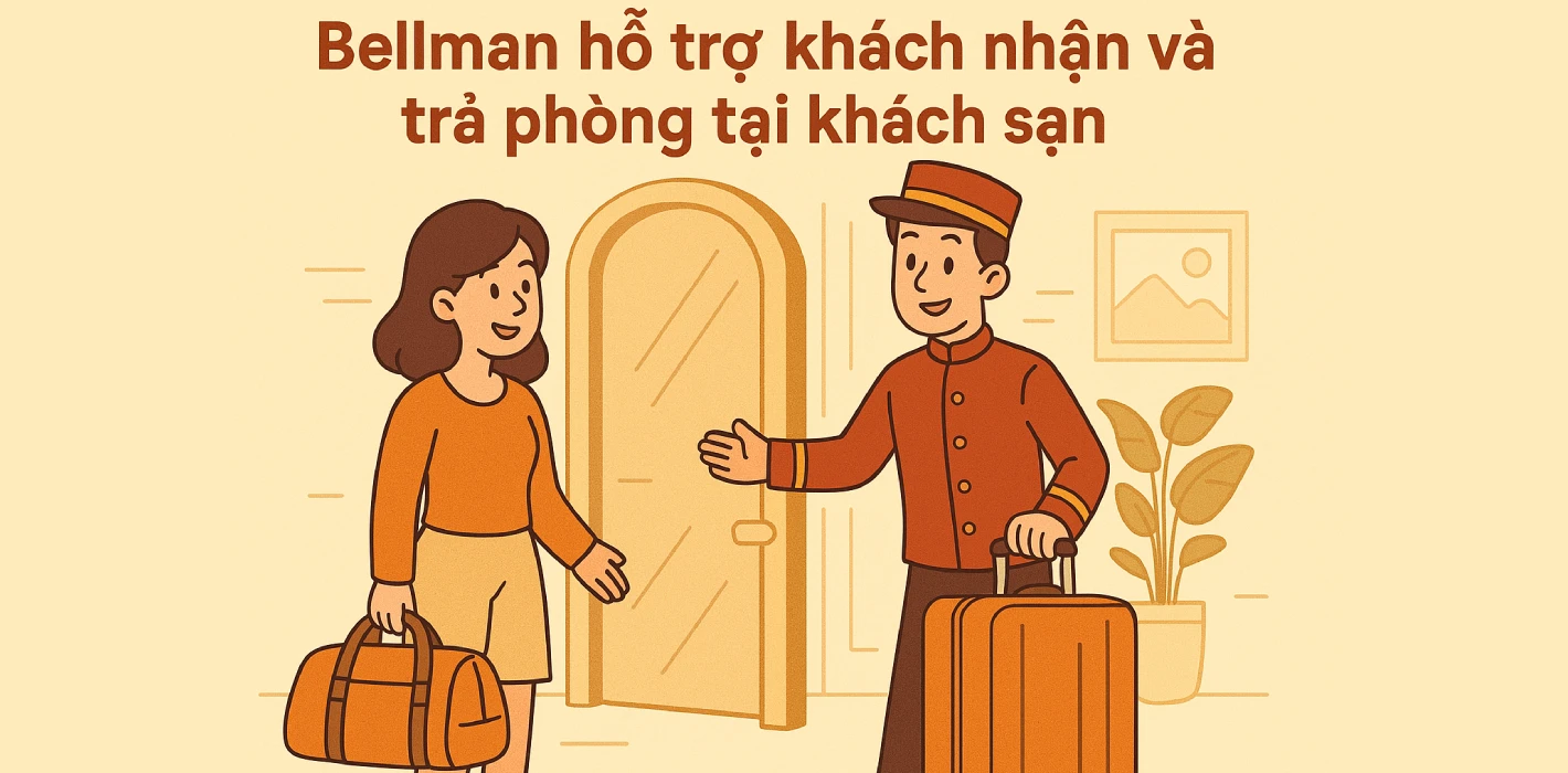 Nhân viên hành lý khách sạn (Bellman) là ai?