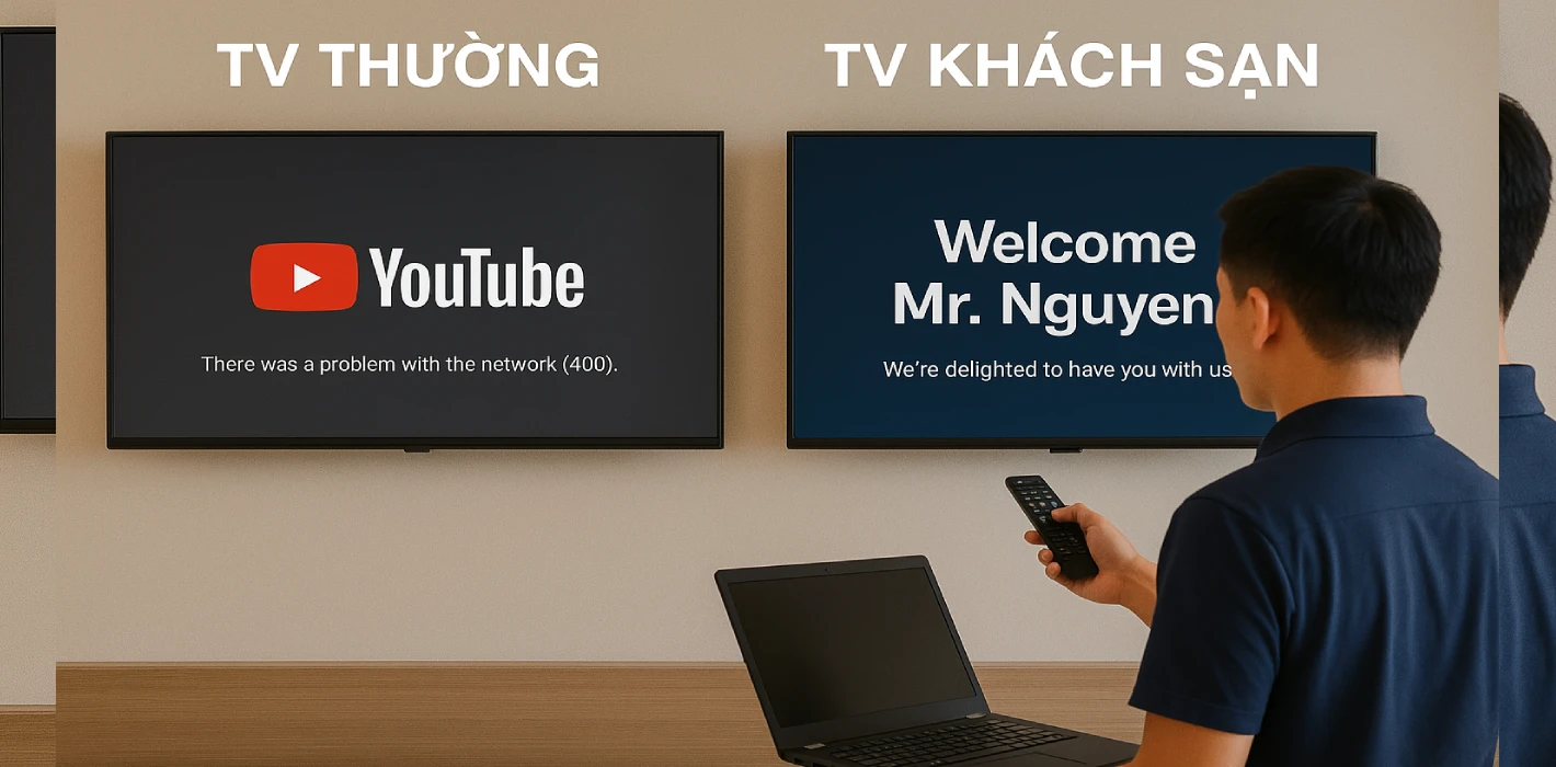 Phân biệt các loại TV dùng trong khách sạn
