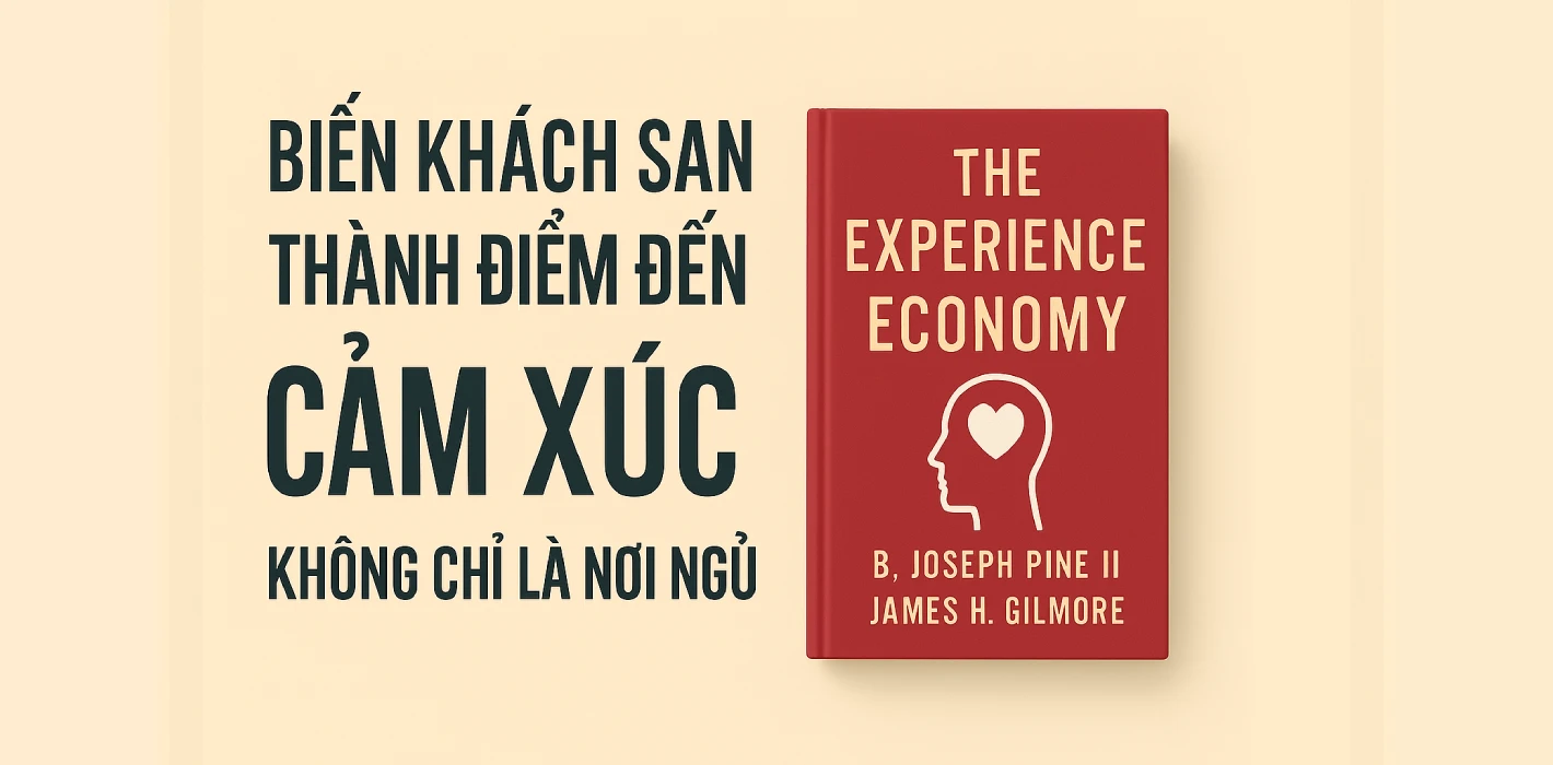 “The Experience Economy” – Biến khách sạn thành điểm đến của cảm xúc, không chỉ là nơi ngủ