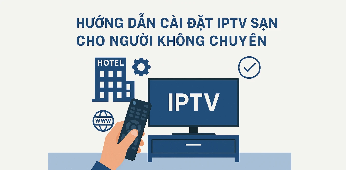 Hướng dẫn cài đặt IPTV khách sạn cho người không chuyên