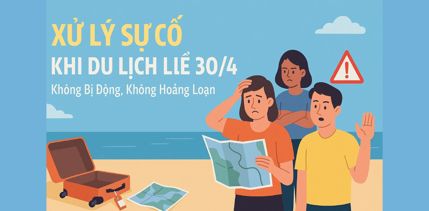 Xử Lý Sự Cố Khi Du Lịch Dịp Lễ 30/4 – 1/5: Kẹt Xe, Hoãn Chuyến, Mất Đồ, Lỡ Booking?