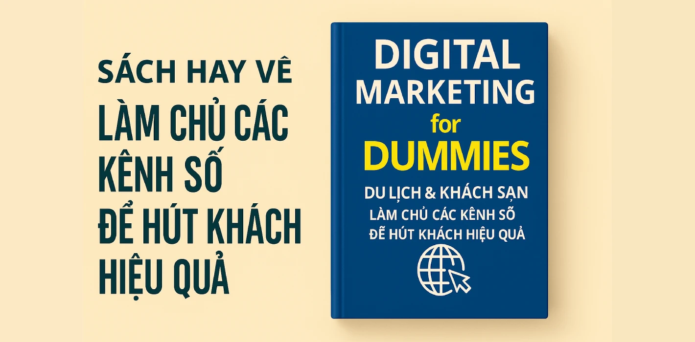 “Digital Marketing for Dummies – Du lịch & khách sạn” – Làm chủ các kênh số để hút khách hiệu quả
