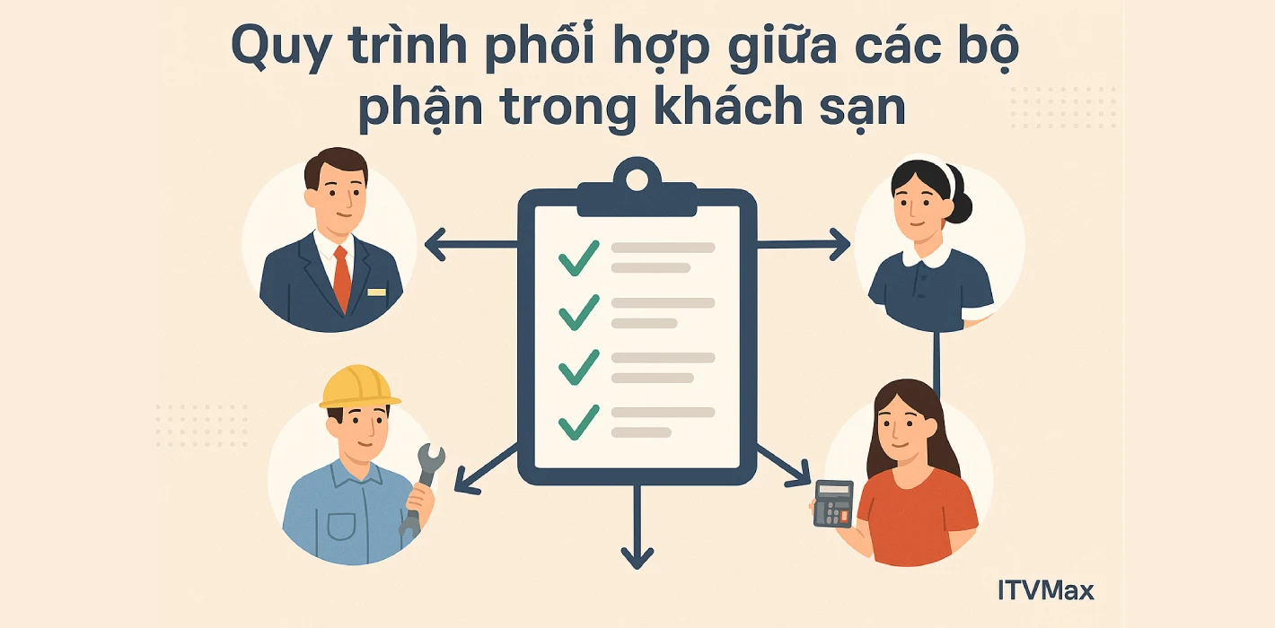 Quy trình phối hợp giữa các bộ phận trong khách sạn