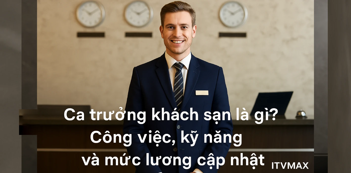 Ca trưởng khách sạn là gì? Công việc, kỹ năng và mức lương cập nhật