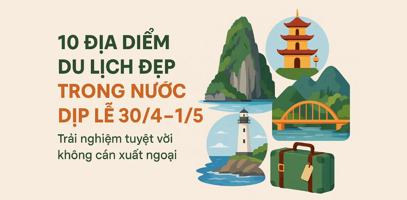 TOP 10 Điểm Du Lịch Đẹp Trong Nước Dịp Lễ 30/4 – 1/5