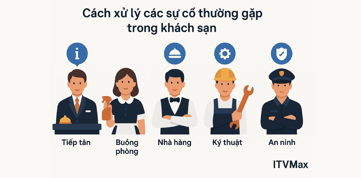 Giải pháp xử lý sự cố thường gặp trong khách sạn