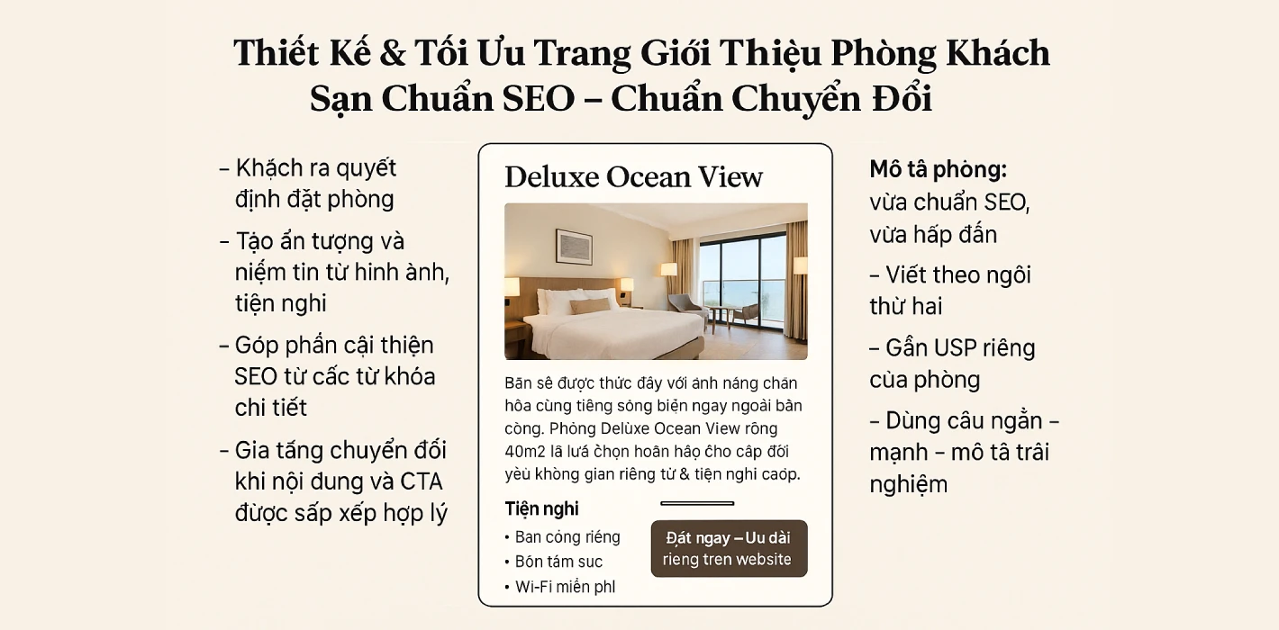 Thiết Kế Trang Giới Thiệu Phòng Khách Sạn Chuẩn SEO – Tăng Đặt Phòng Ngay Lần Đầu Truy Cập