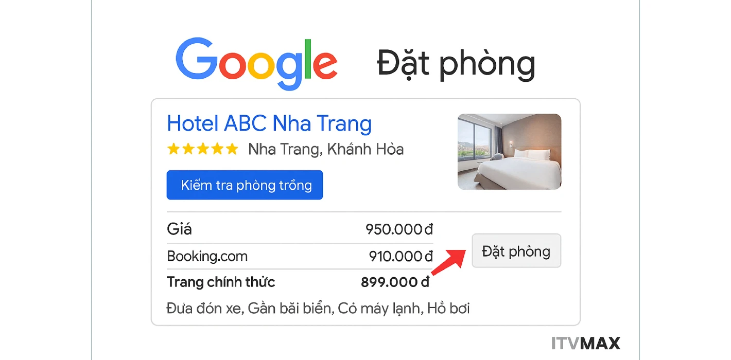 Kết nối Booking Engine với Google Hotel Ads – Tăng đặt phòng trực tiếp trên Google