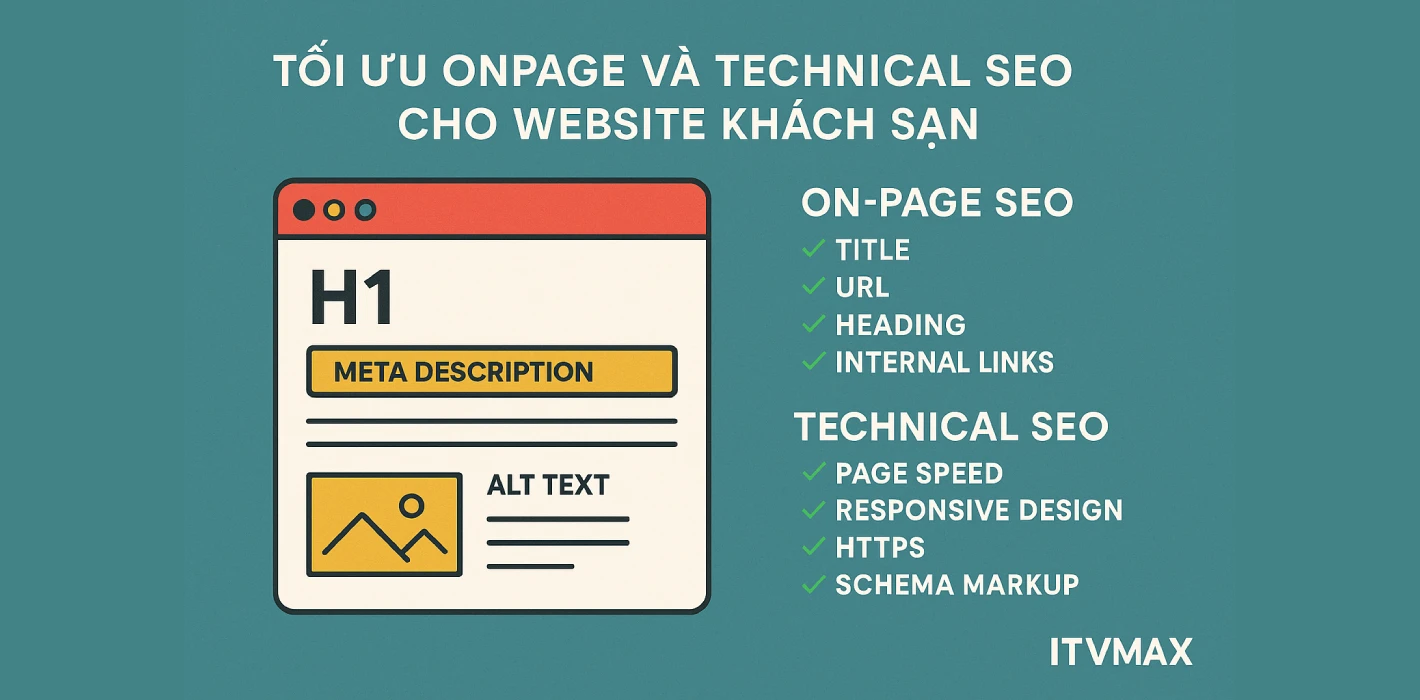 Tối ưu SEO Onpage và Technical cho website khách sạn – Chuẩn Google, tăng thứ hạng