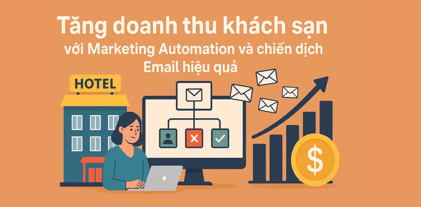 Tăng doanh thu khách sạn với Marketing Automation và chiến dịch Email hiệu quả