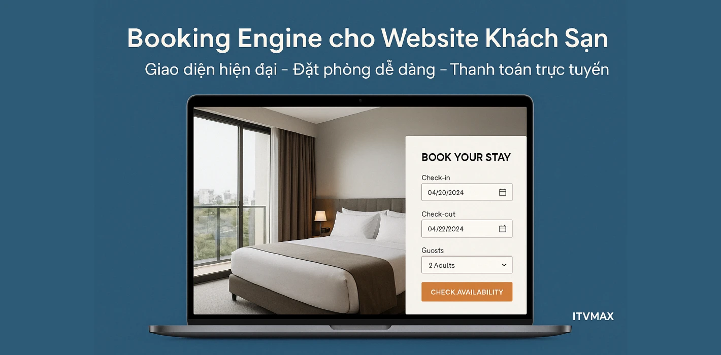 Triển khai Booking Engine cho website khách sạn – Giải pháp tăng booking trực tiếp