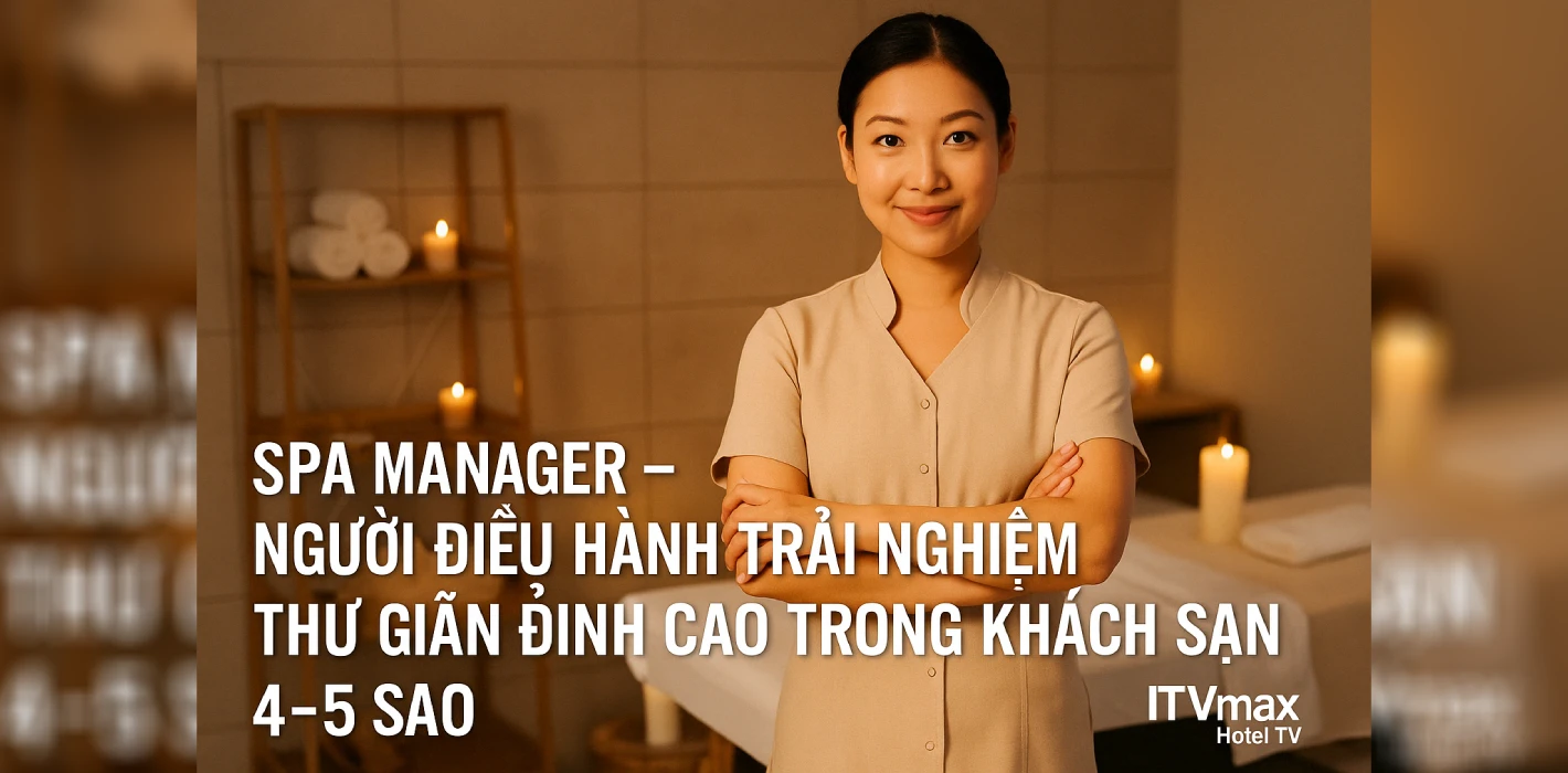 Spa Manager – Người điều hành trải nghiệm thư giãn đỉnh cao trong khách sạn 4–5 sao