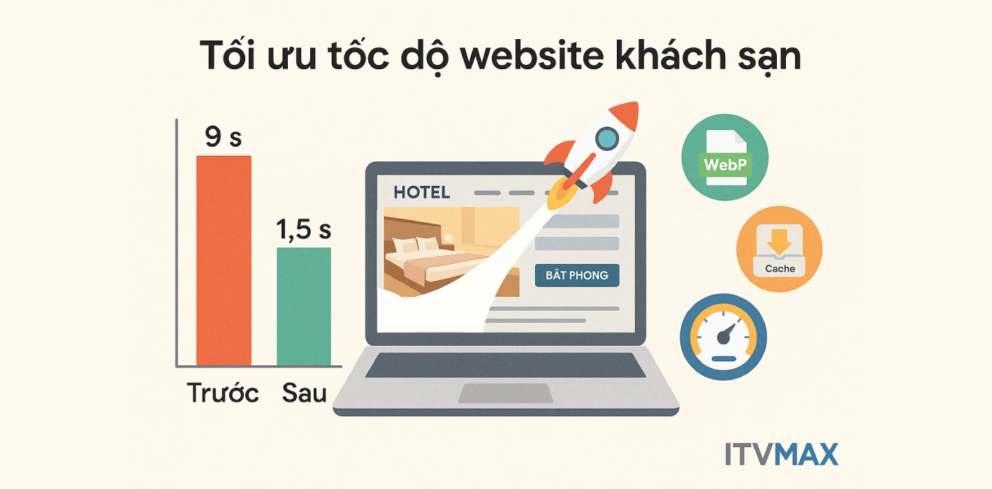 Tối ưu tốc độ website khách sạn – Giảm thoát trang, tăng đặt phòng