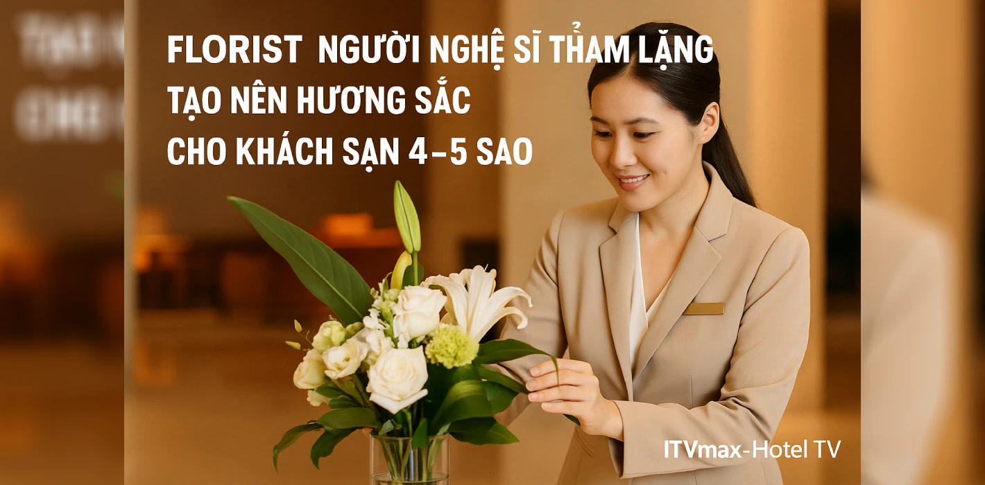 Florist – Người nghệ sĩ thầm lặng tạo nên hương sắc cho khách sạn 4–5 sao