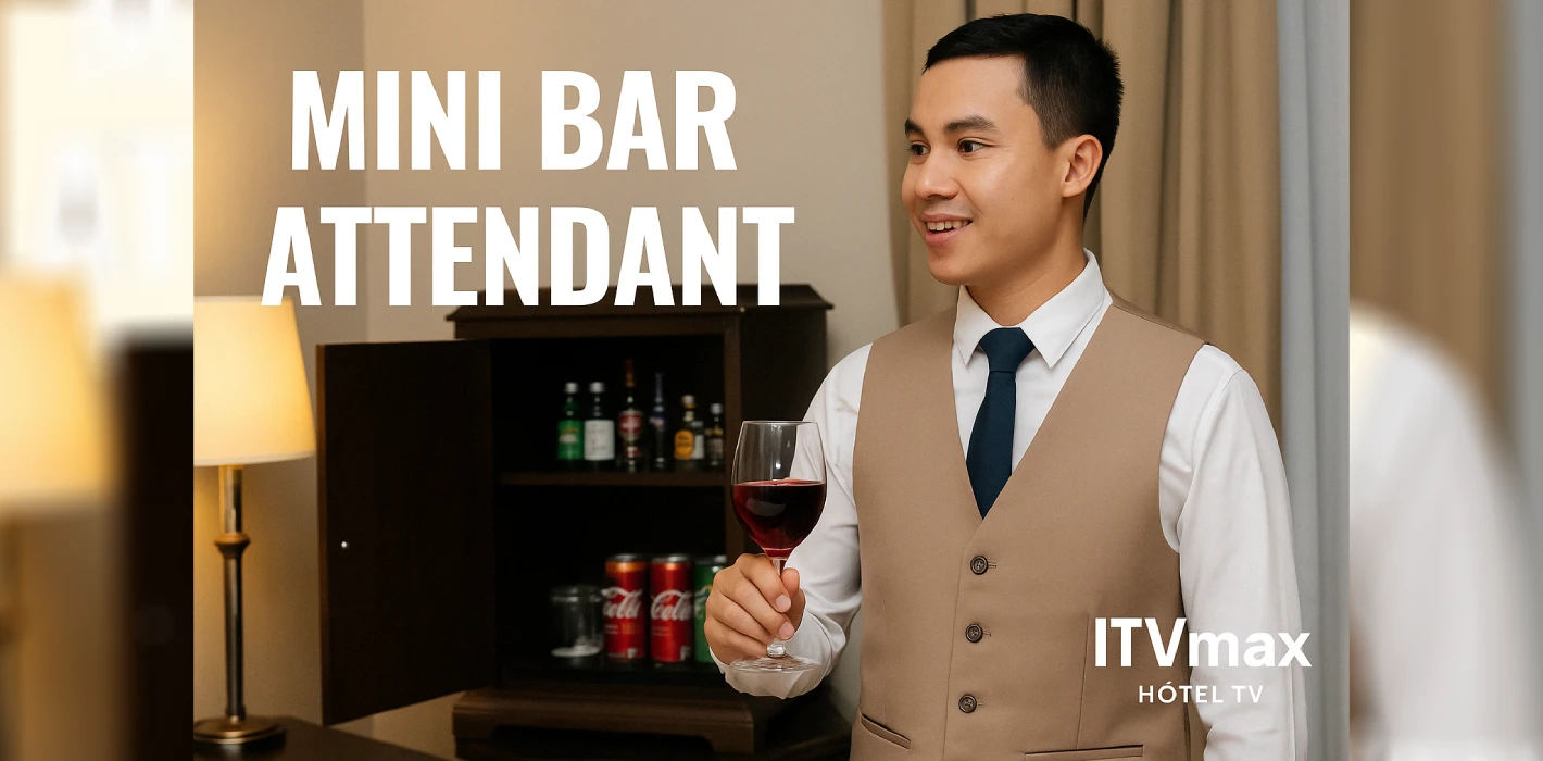 Mini Bar Attendant – Người chăm sóc minibar âm thầm nhưng quyết định trải nghiệm tiện nghi tại phòng khách sạn 4–5 sao