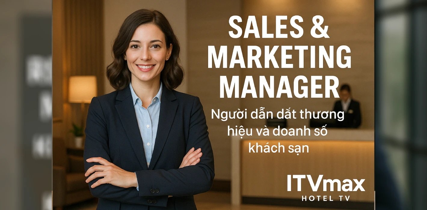 Sales & Marketing Manager – Người dẫn dắt thương hiệu và doanh số khách sạn