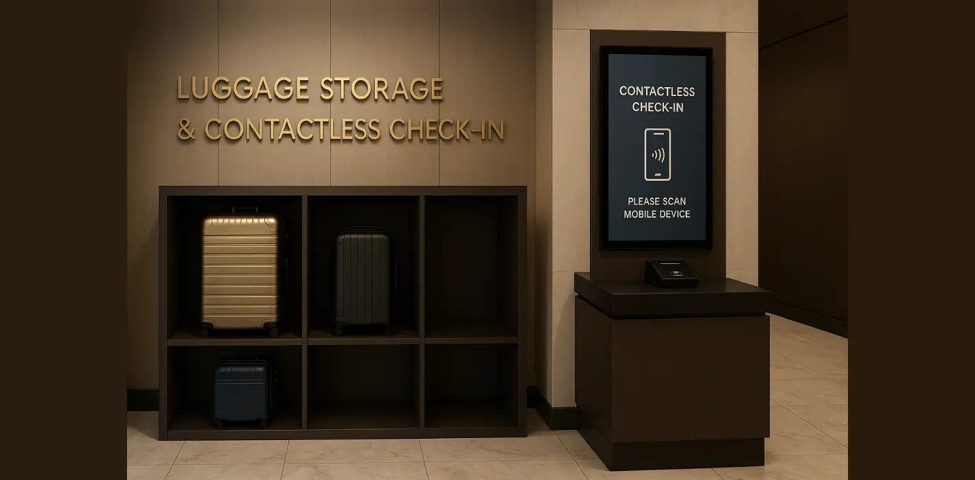 Hệ thống giữ hành lý & check-in không tiếp xúc