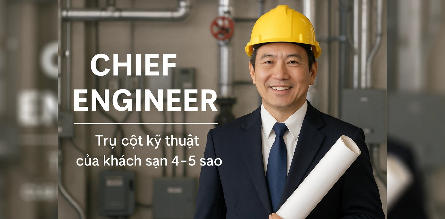 Chief Engineer – Trụ cột kỹ thuật của khách sạn 4–5 sao hiện đại
