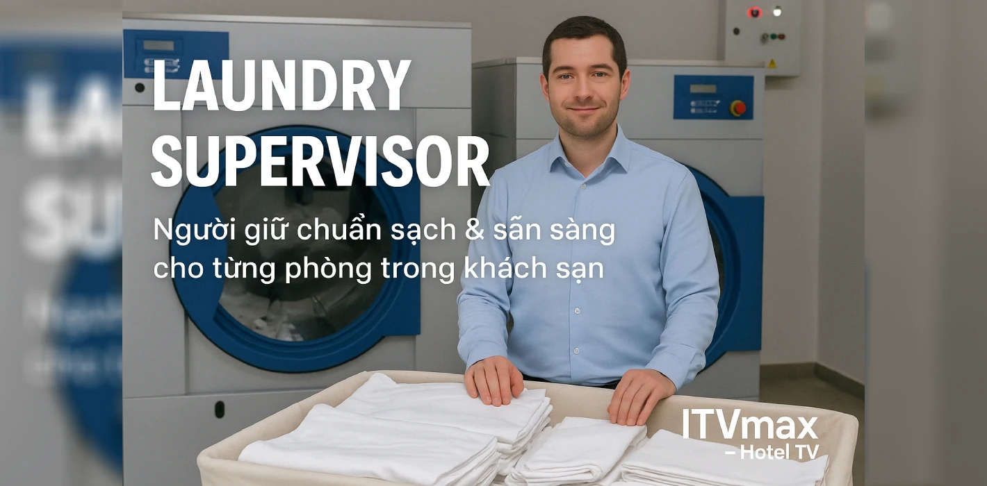 Laundry Supervisor – Người giữ chuẩn sạch & sẵn sàng cho từng phòng trong khách sạn