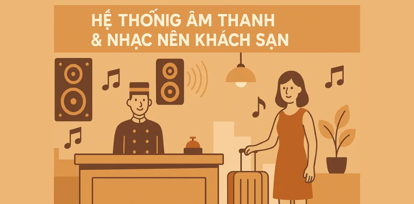 Hệ thống âm thanh & nhạc nền khách sạn