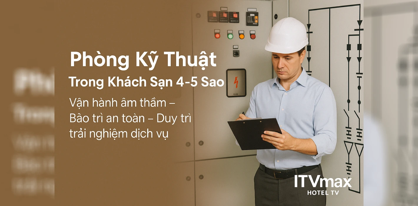 Cơ Cấu Phòng Kỹ Thuật Khách Sạn 4–5 Sao – Nhiệm Vụ, Nhân Sự & Vận Hành Hệ Thống
