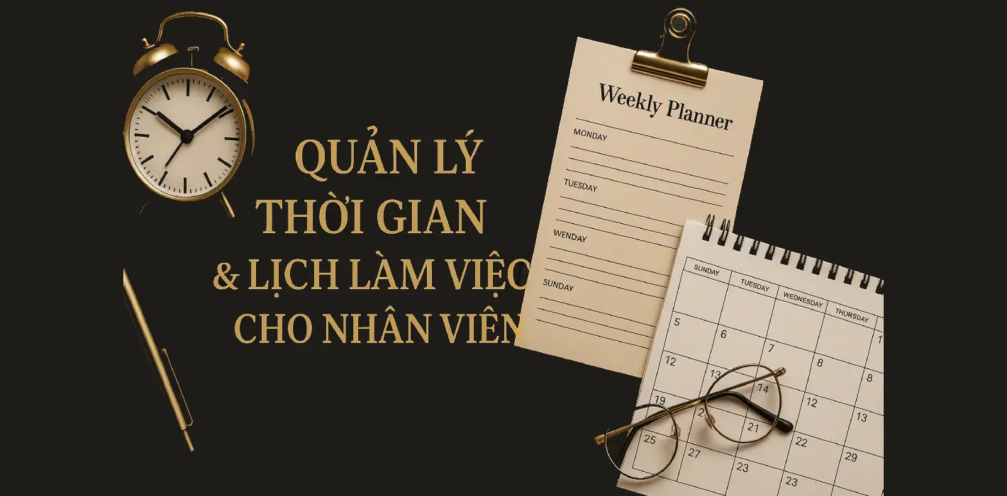 Quản lý thời gian & lịch làm việc cho nhân viên khách sạn - nhà hàng