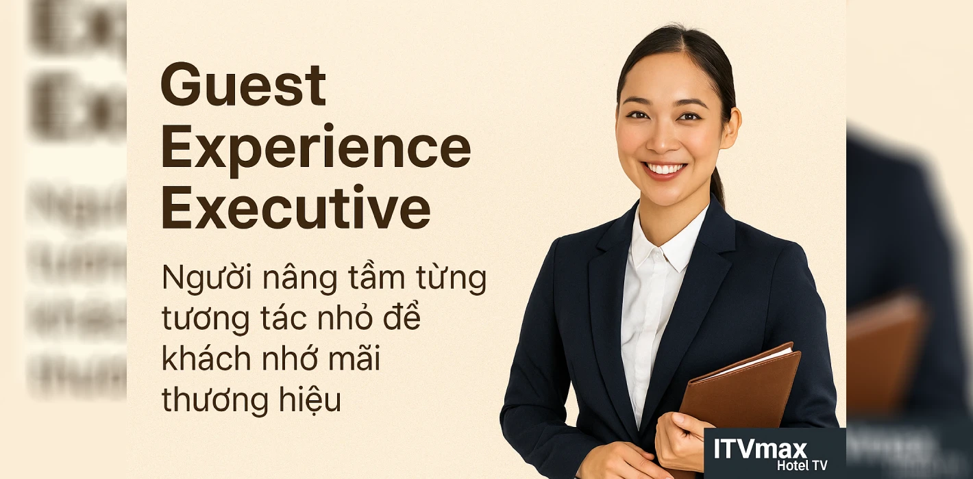 Guest Experience Executive – Người kiến tạo cảm xúc cá nhân hoá trong mỗi hành trình lưu trú khách sạn 4–5 sao