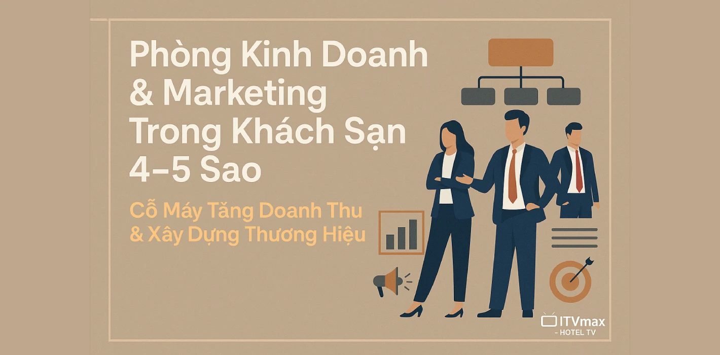 Cơ Cấu Phòng Kinh Doanh & Marketing Khách Sạn – Vai Trò, Nhân Sự & Chiến Lược Phát Triển