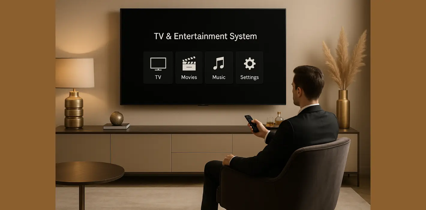 Quản lý hệ thống TV & giải trí trong phòng