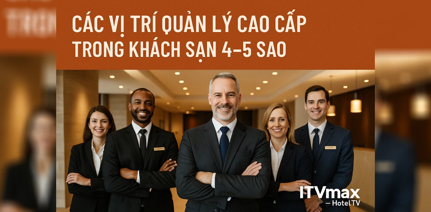 Các Vị Trí Quản Lý Cao Cấp Trong Khách Sạn 4–5 Sao