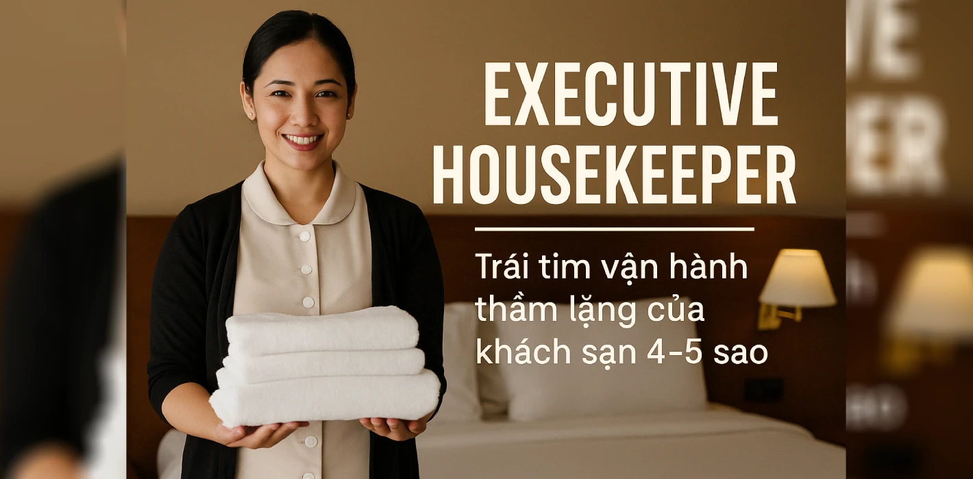 Executive Housekeeper – Trái tim vận hành thầm lặng của khách sạn 4–5 sao