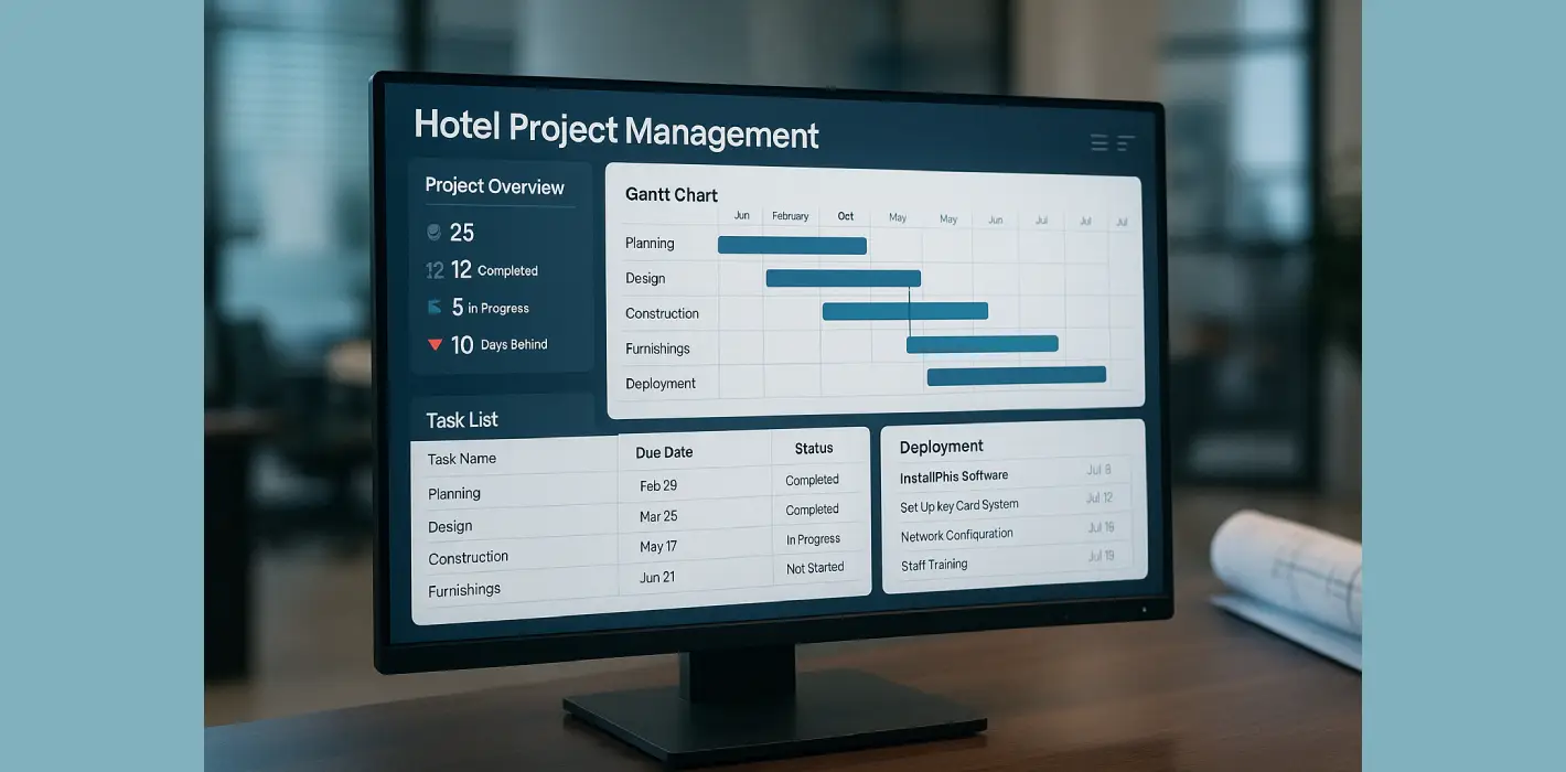 Quản Lý Dự Án Triển Khai Khách Sạn