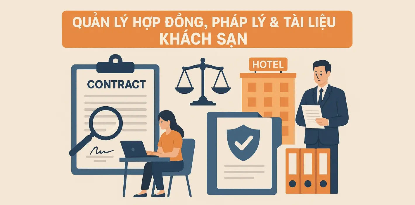 Quản Lý Hợp Đồng, Pháp Lý & Tài Liệu Khách Sạn