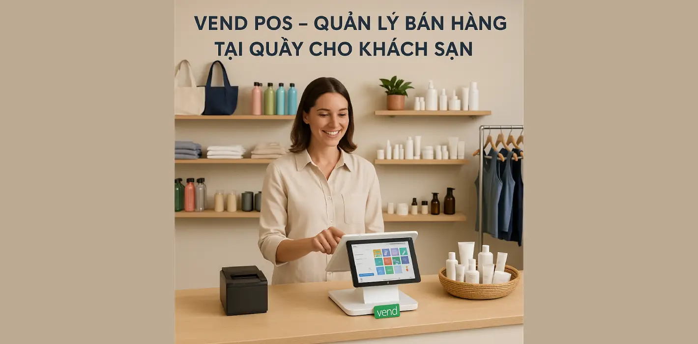 Vend POS – Giải Pháp Quản Lý Bán Hàng Tại Quầy Cho Khách Sạn