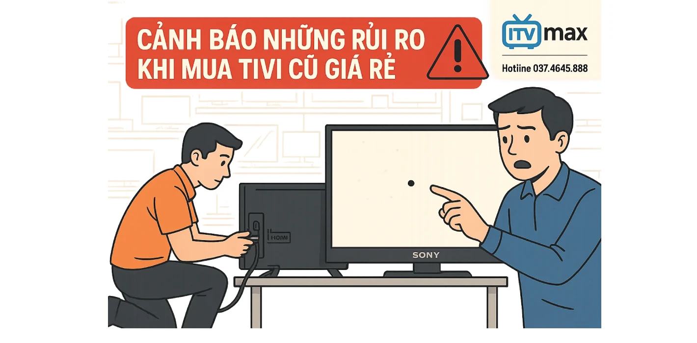 Cảnh Báo Rủi Ro Khi Mua Tivi Cũ Giá Rẻ Và Cách Phòng Tránh | Kinh Nghiệm Mua bán tv tại Hà Nội