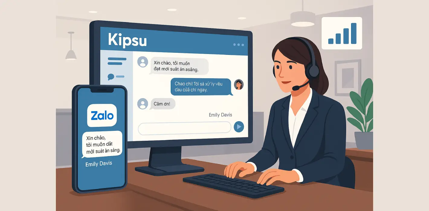 Kipsu – Giao Tiếp Đa Kênh Với Khách Hàng Cho Khách Sạn Hiện Đại