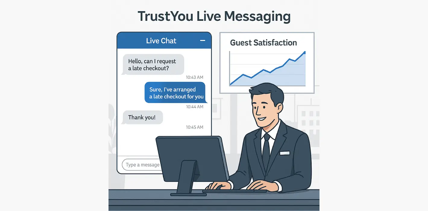 TrustYou Live Messaging – Giải pháp giao tiếp khách thời gian thực cho khách sạn
