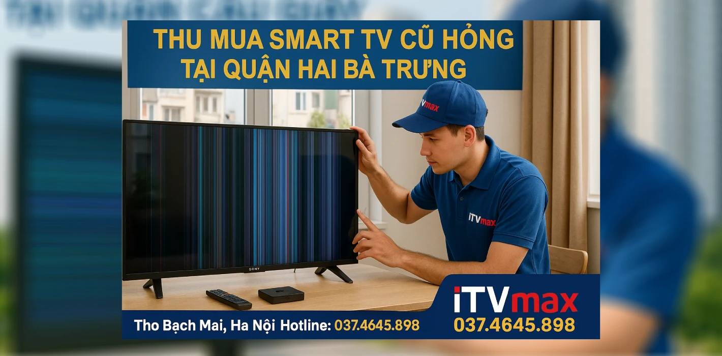 Thu Mua Tivi Cũ Hỏng Tại Quận Hai Bà Trưng | Giá Cao – Có Mặt Sau 15 Phút