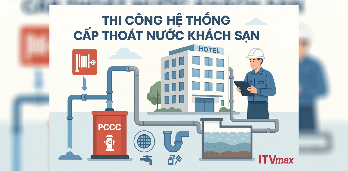 Thi Công Hệ Thống Cấp Thoát Nước Khách Sạn: PCCC, Xử Lý Nước Thải & Tiêu Chuẩn Vệ Sinh
