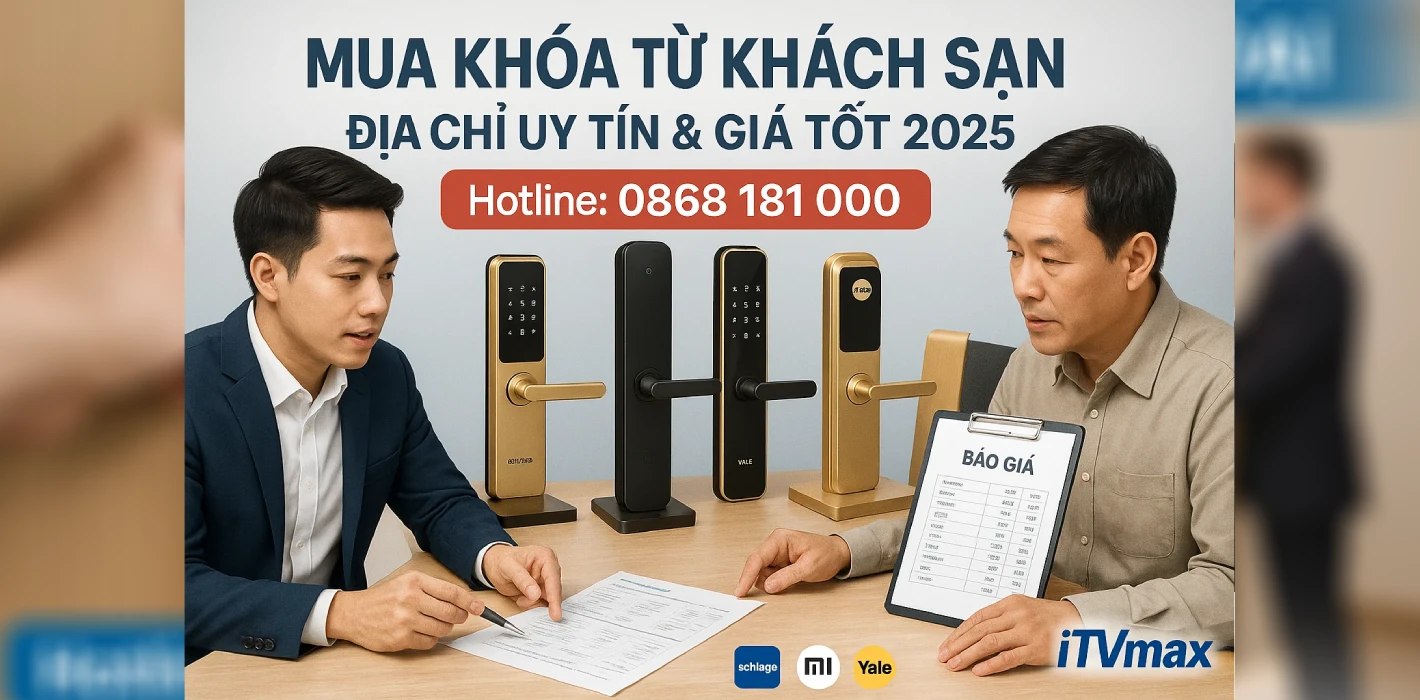 Kinh Nghiệm Chọn Mua, Báo Giá & Địa Chỉ Uy Tín Khoá Từ Khách Sạn 2025