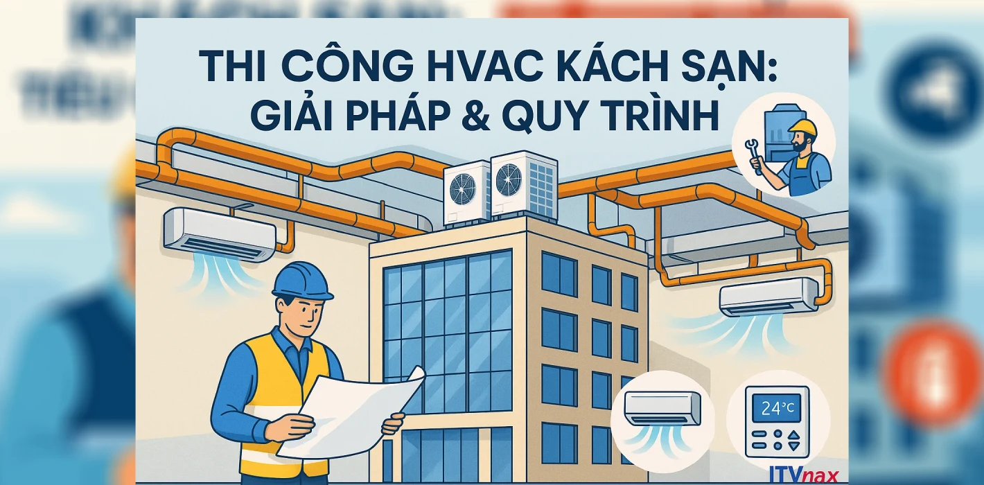 Thi Công Hệ Thống Điều Hòa Không Khí (HVAC) Cho Khách Sạn: Chọn Giải Pháp, Lắp Đặt & Bảo Trì