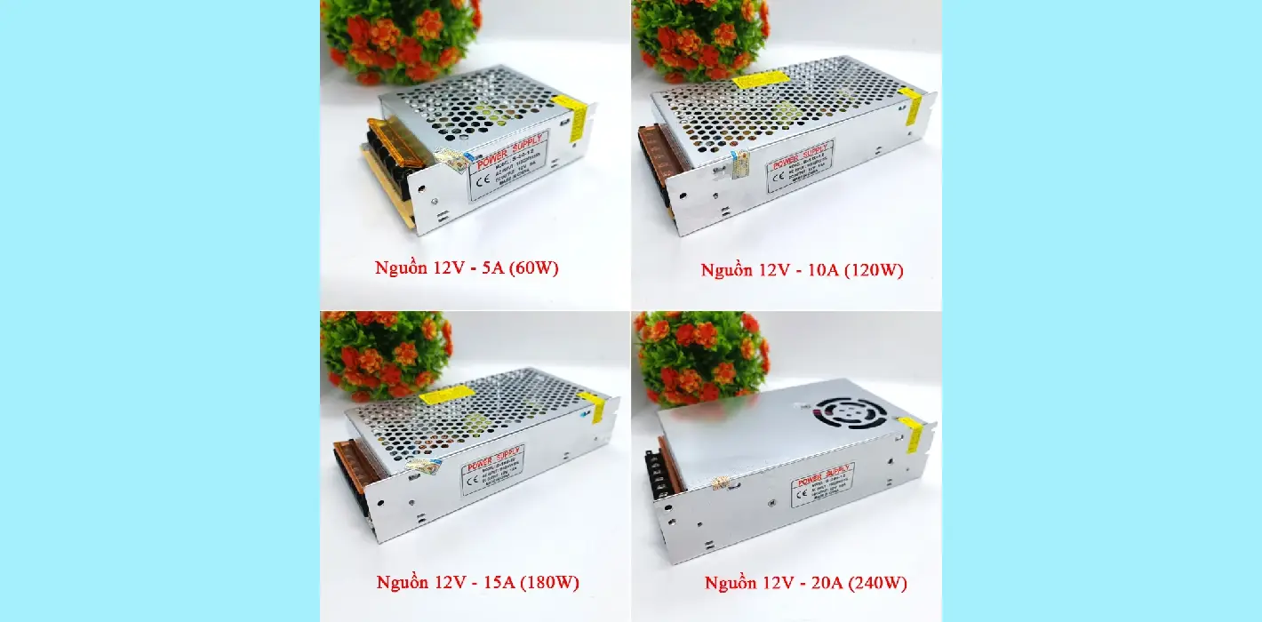 Nguồn Tổ Ong, Nguồn 12V 24V 5V, Đổi Nguồn Dùng Cho Camera . Motor1